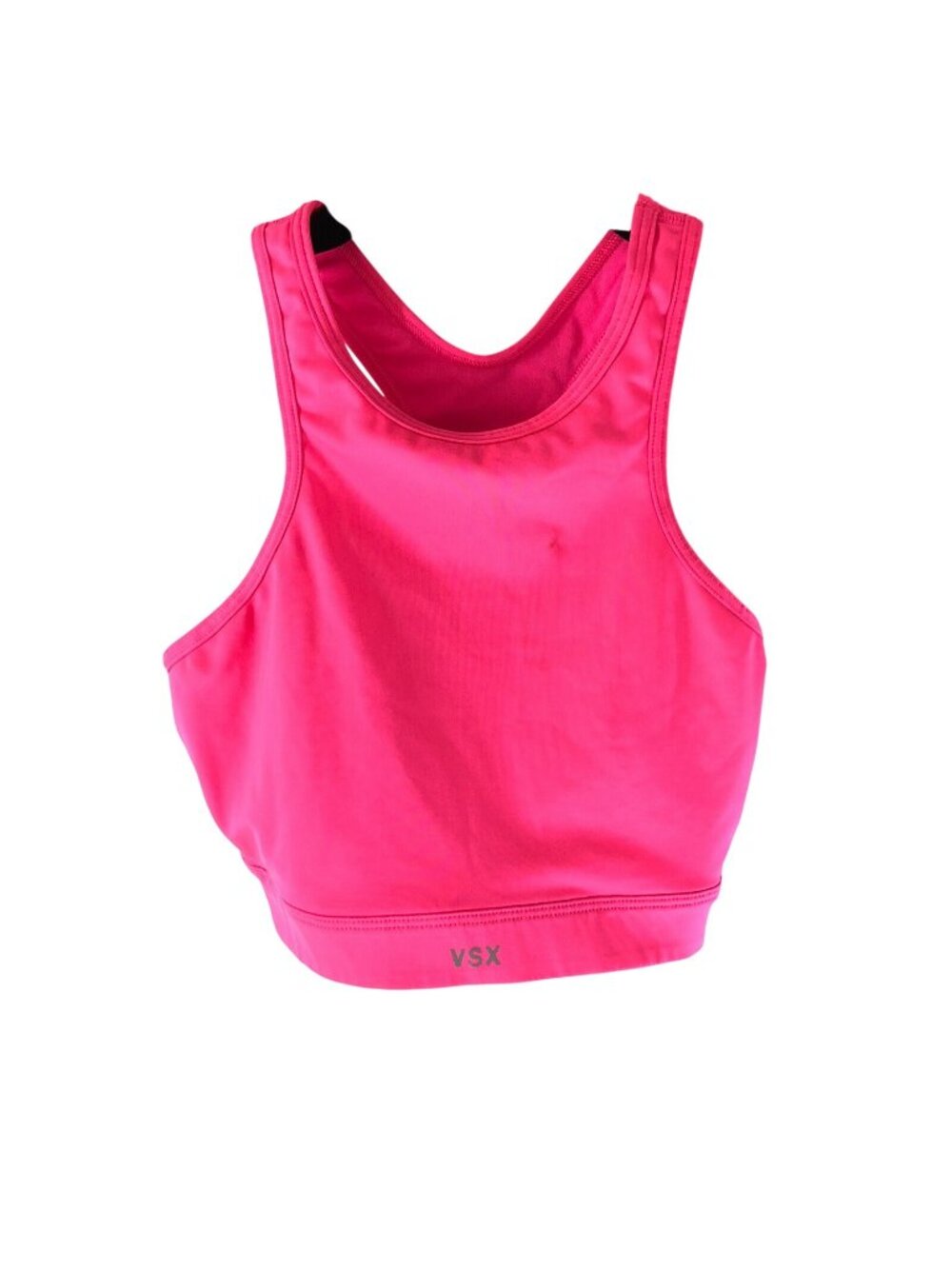 Victoria's Secret VSX Sports Bra Racerback Keyhole High Neck Pink Size XS